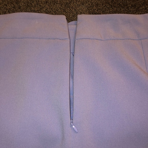 Scalloped Edge Periwinkle Skirt - Picture 4 of 4